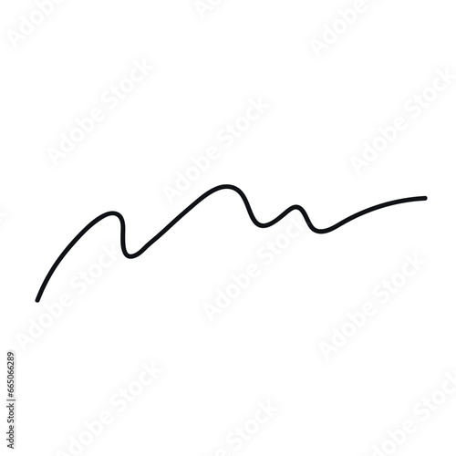 Abstract Signature Stroke