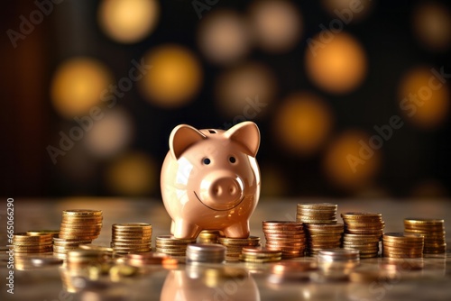 A piggy bank, a symbol of saving and investing for the future