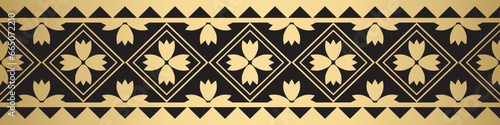 geometric ethnic pattern seamless flower color oriental. seamless pattern. Design for fabric, curtain, background, carpet, wallpaper, clothing, wrapping, Batik, fabric,Vector illustration. pattern sty