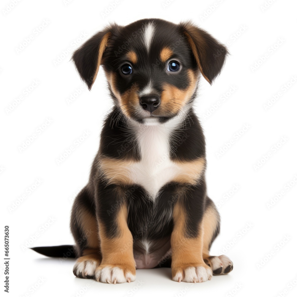 An adorable puppy posing for the camera An adorable puppy posing for the camera