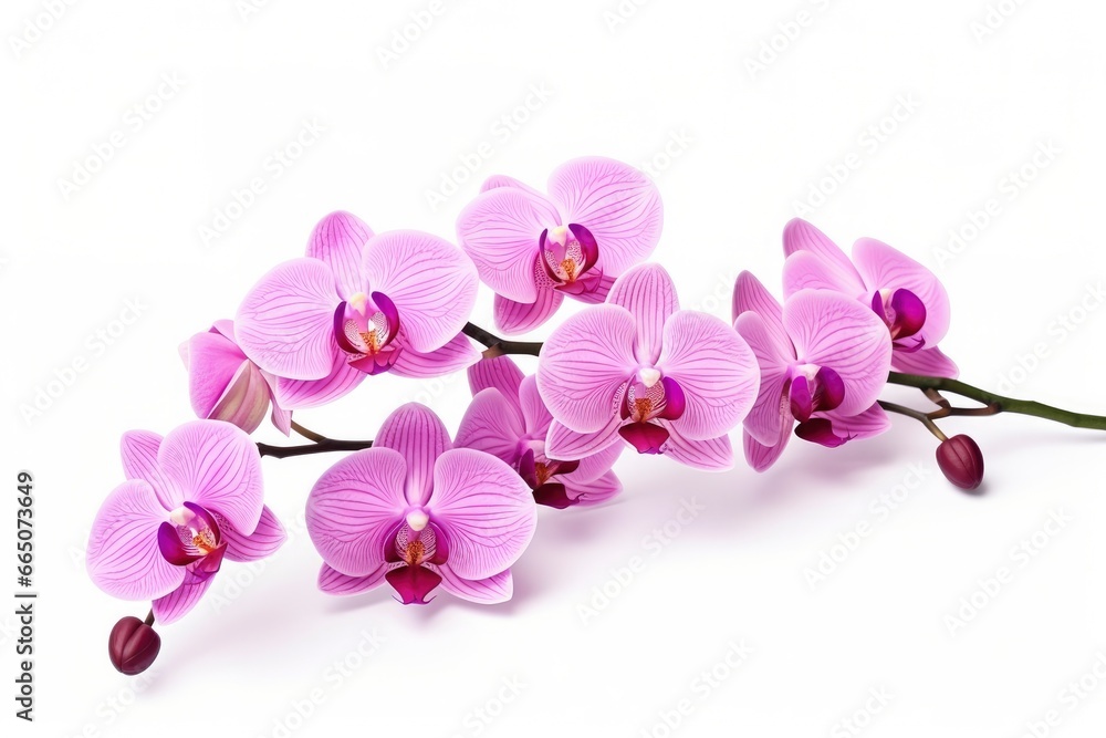 Pink Orchid isolated on white background. Pink Orchid isolated on white background.