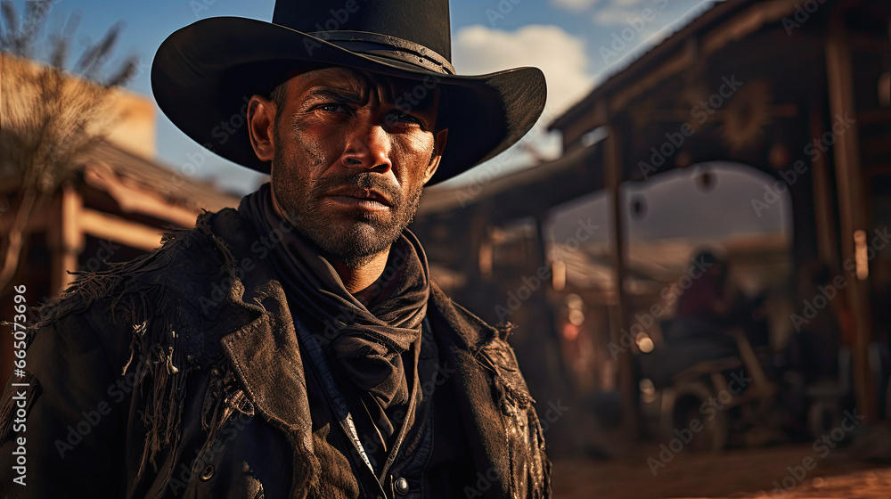 wild west town, western theme, modern man dressed as a cowboy on a horse wild west town, western theme, modern man dressed as a cowboy on a horse