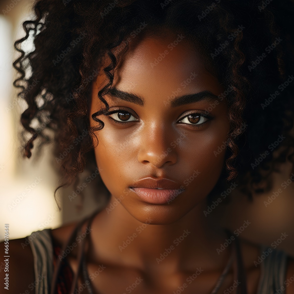 A beautiful African girl A beautiful African girl