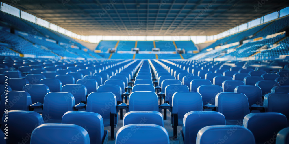 Naklejka premium Stadion Sitze