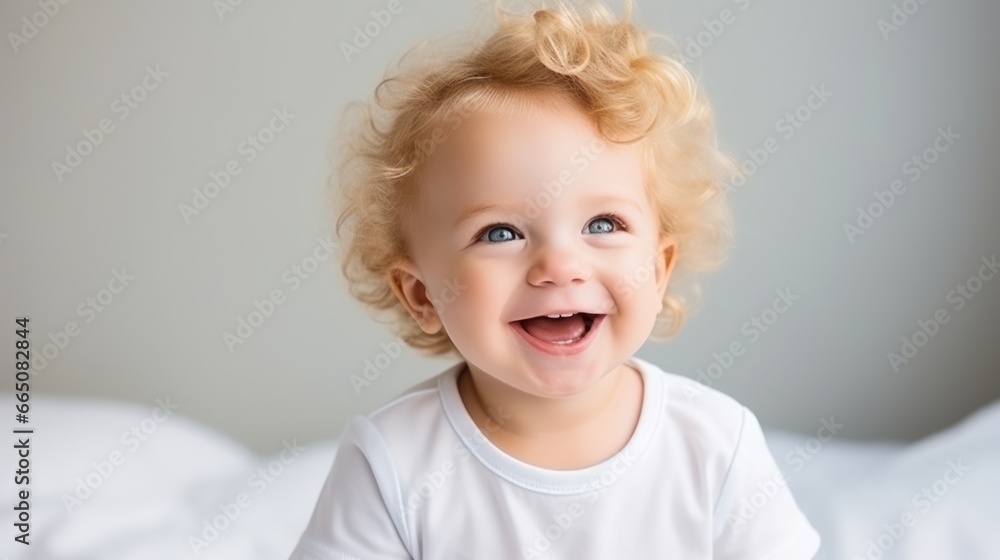 Naklejka premium Cute baby