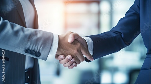 Professional Agreement. A Successful Interview Handshake. © Anowar