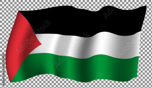 Free Download Palestine flag, moving, realistic, vector illustration. - GFXLoad