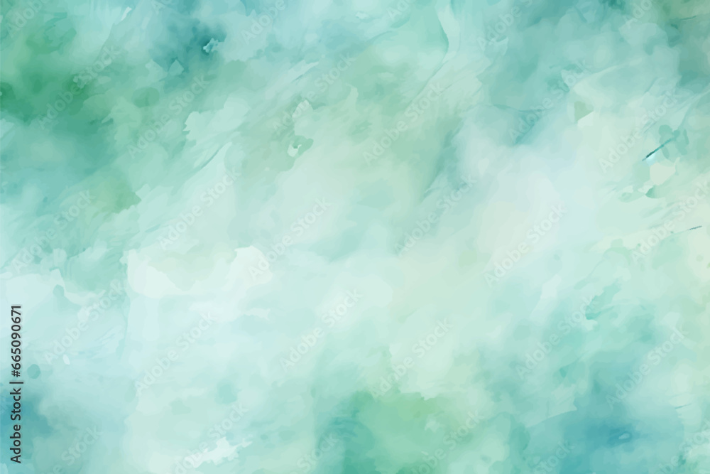 Abstract green watercolor pastel texture background