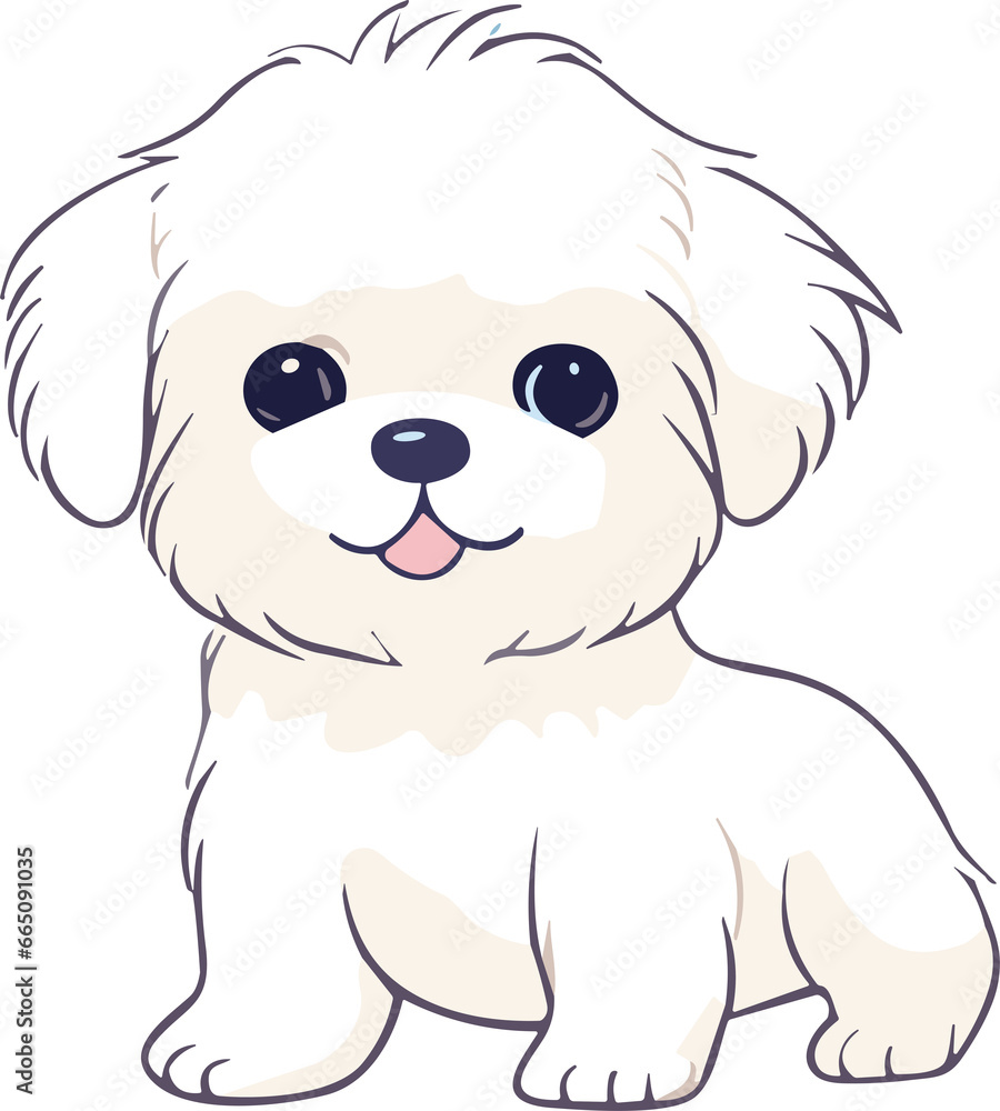 Cartoon dog or puppy characters design. Cartoon dog or puppy characters design.