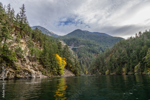 lake in the mountains photo