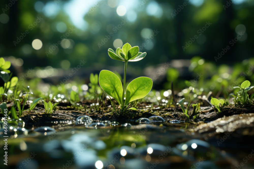 A photo of a clean environment and sustainable practices, highlighting the right to a healthy environment. Concept of environmental rights. Generative Ai. A photo of a clean environment and sustainable practices, highlighting the right to a healthy environment. Concept of environmental rights. Generative Ai.