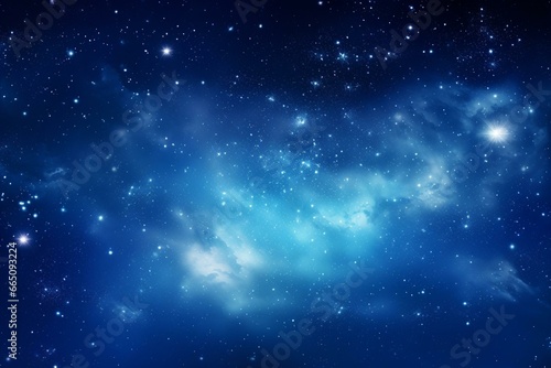 Image of a realistic night sky with beautiful Milky Way, depicting the vastness of space. Generative AI