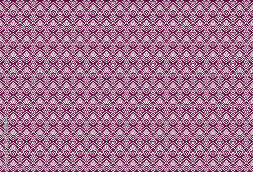 Vintage art pattern detail local Thai North-East old fashion. fabric silk , backgrounds, textures, square, geometry, lines, graphic, element, elegant, decorative, decor, beauty, backgrounds, luxury.