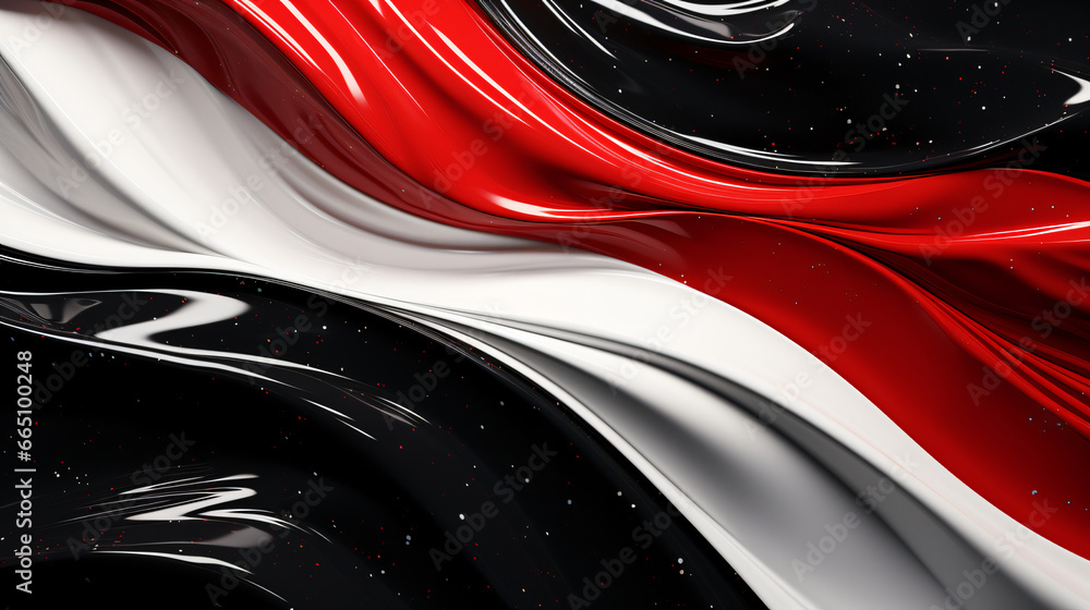 Metal chrome waves 3D background Metal chrome waves 3D background