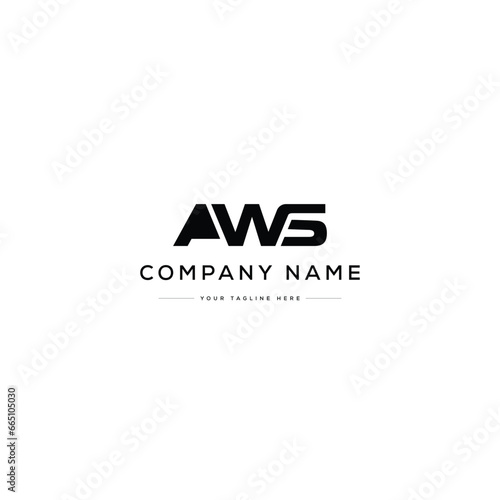 Creative Modern Monogram Letter AWS Logo Design. Black and White Logo. Usable for Business Logos. Flat Vector Logo Design Template Free Download Creative Modern Monogram Letter AWS Logo Design. Black and White Logo. Usable for Business Logos. Flat Vector Logo Design Template - GFXLoad