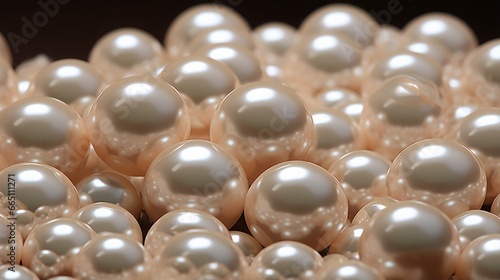 background of pearls close up.