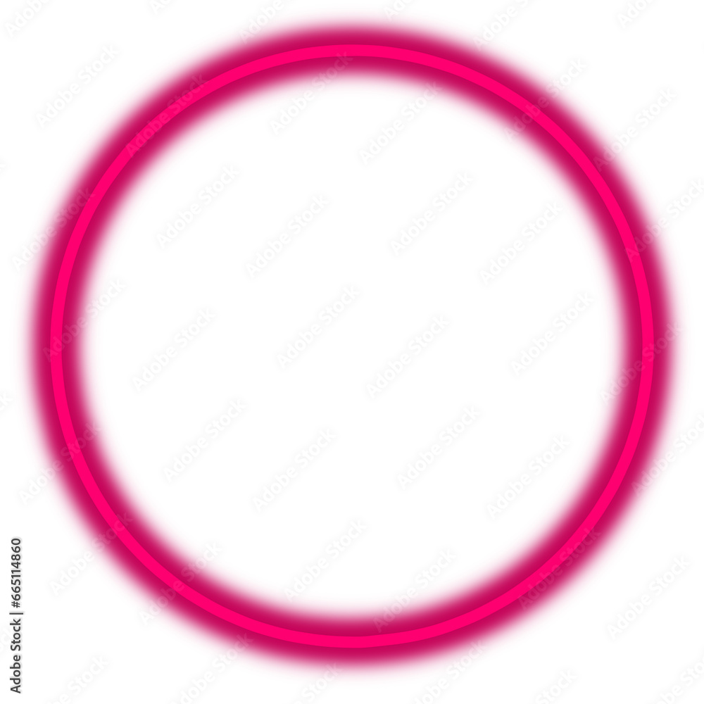 red circle glow neon frame red circle glow neon frame