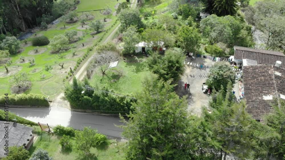 Drone shot in Marinilla, Antioquia, Colombia, beautiful mountains, nature and vegetation. Drone shot in Marinilla, Antioquia, Colombia, beautiful mountains, nature and vegetation.