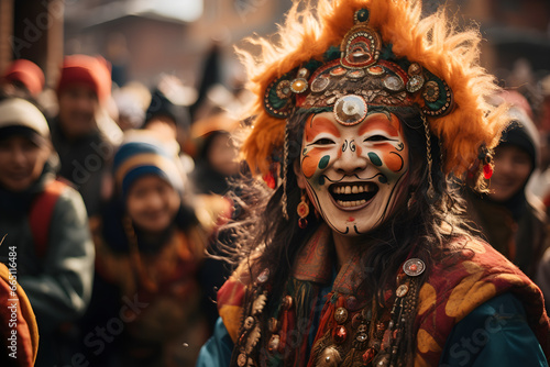Lively Losar, Colorful Costumed Parade Celebrating Tibetan New Year