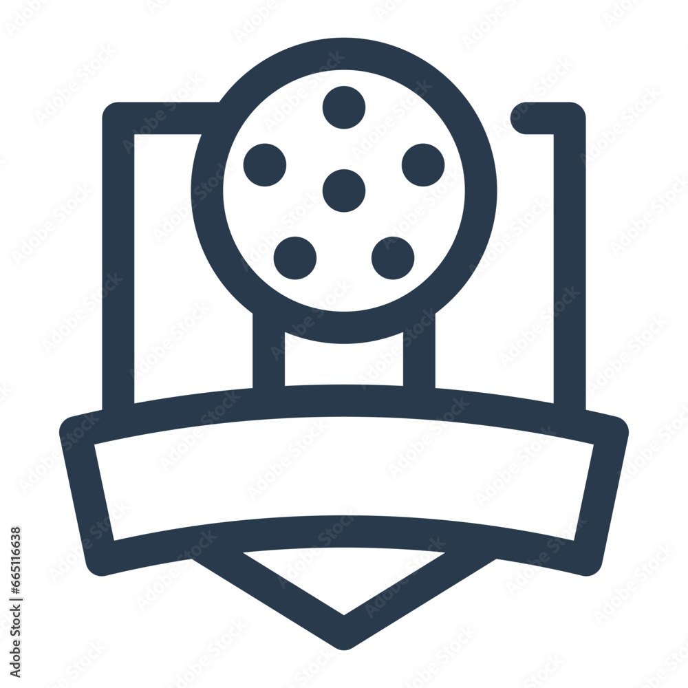 Striking Pickleball Logo Emblem Icon Striking Pickleball Logo Emblem Icon