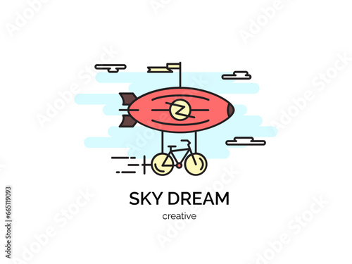 sky dream zeppelin logo