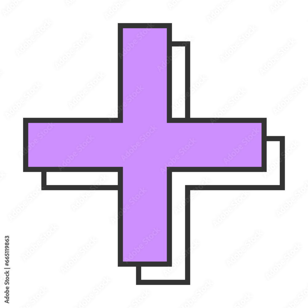 Obraz premium Retro Abstract Shape