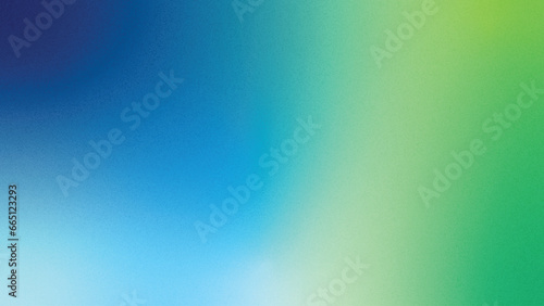 Mesmerizing Blue and Green Gradient, Grainy Blue and Green Gradient