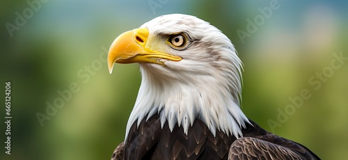 Portrait of an american bald eagle  wildlife.