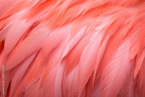 Flamingo Feather background. © Emran