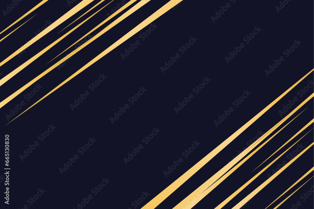 Abstract blue and gold luxury line background Stock Vector | Adobe Stock