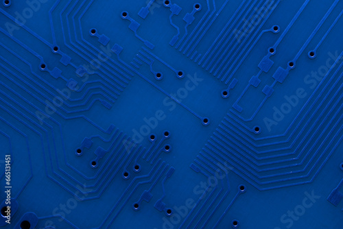 printed circuit. layout of tracks