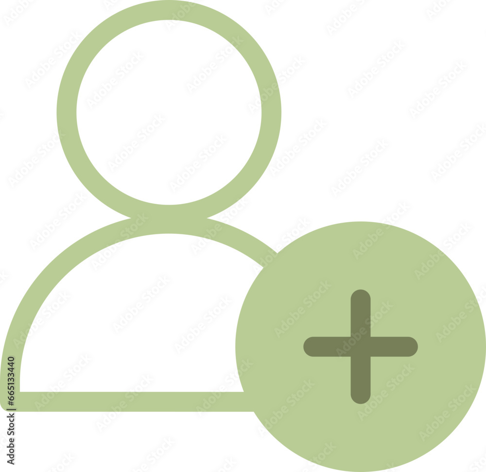 Obraz premium Profile add icon 