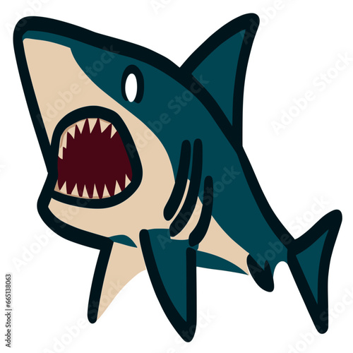 Shark with Teeth Showing