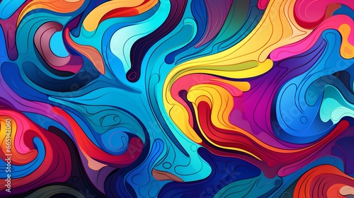 Abstract Background - Colorful Pattern Illustration
