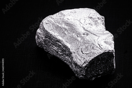 Tellurium is a solid chemical element, used in metallurgy, in alloys for cast iron, stainless steel, copper and lead alloys. photo