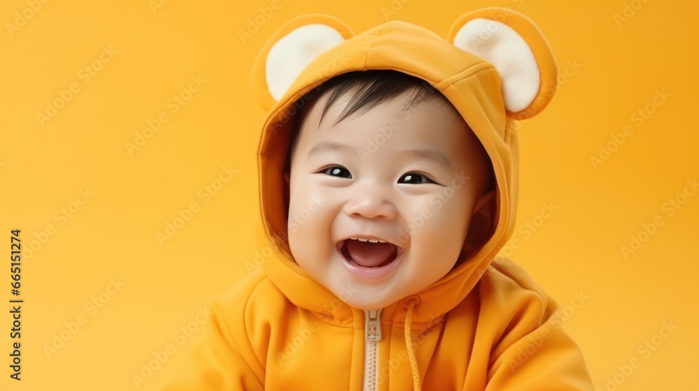 Happy asian baby Happy asian baby