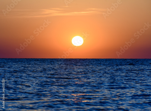 Fototapeta Naklejka Na Ścianę i Meble -  sunrise over Lake Razelm, Romania