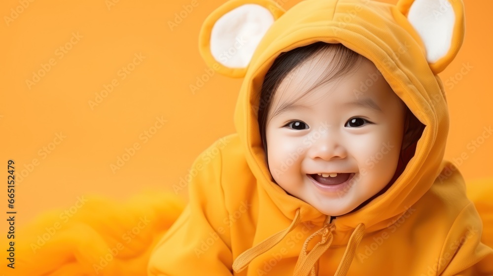 Happy asian baby Happy asian baby