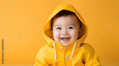 Happy asian baby