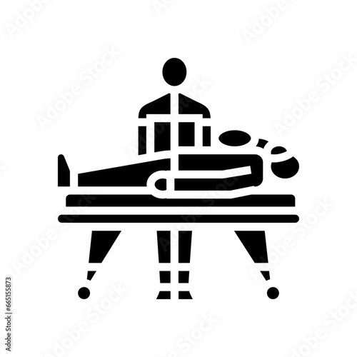 resuscitation efforts glyph icon vector. resuscitation efforts sign. isolated symbol illustration