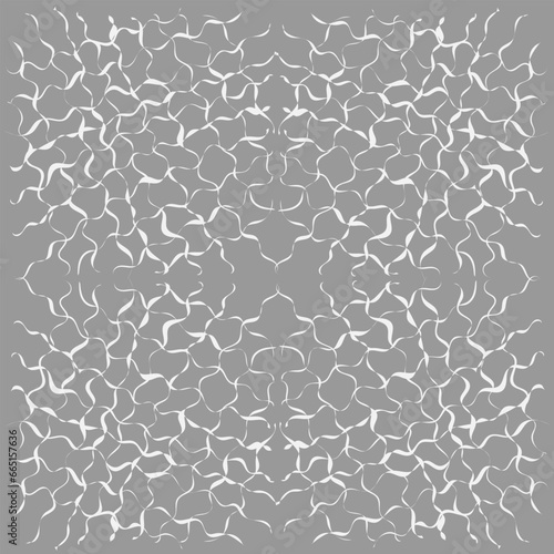 Vector abstract pattern on gray background