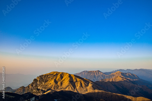 Wugong Mountain, Pingxiang City, Jiangxi Province - sea of clouds and mountain scenery at sunset