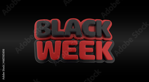 Selo 3D Black Week