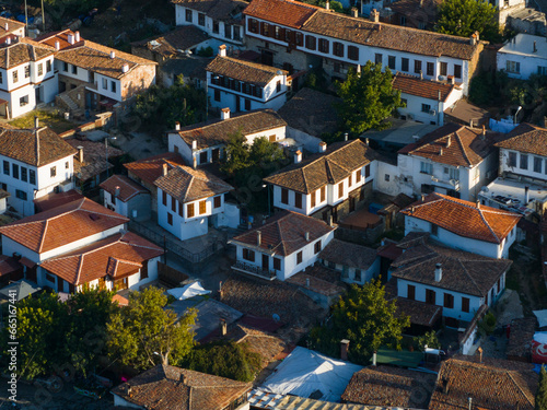 Sirince (Şirince) Village Drone Photo, Sirince Selcuk, Izmir Turkey (Turkiye)