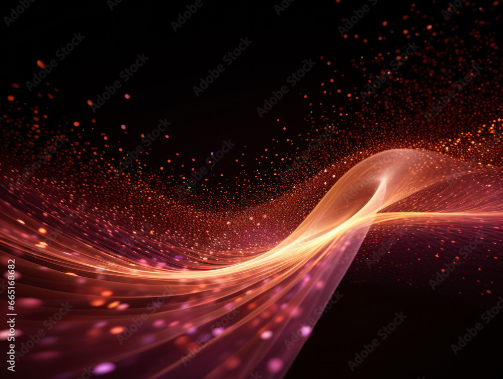 Abstract particle effect background Abstract particle effect background