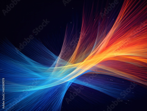 Abstract particle effect background