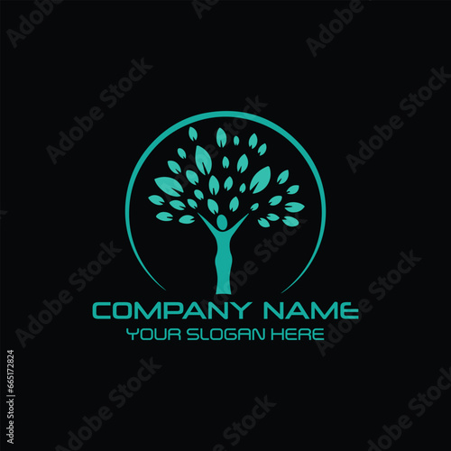 charity wellness health yoga logo design vector
