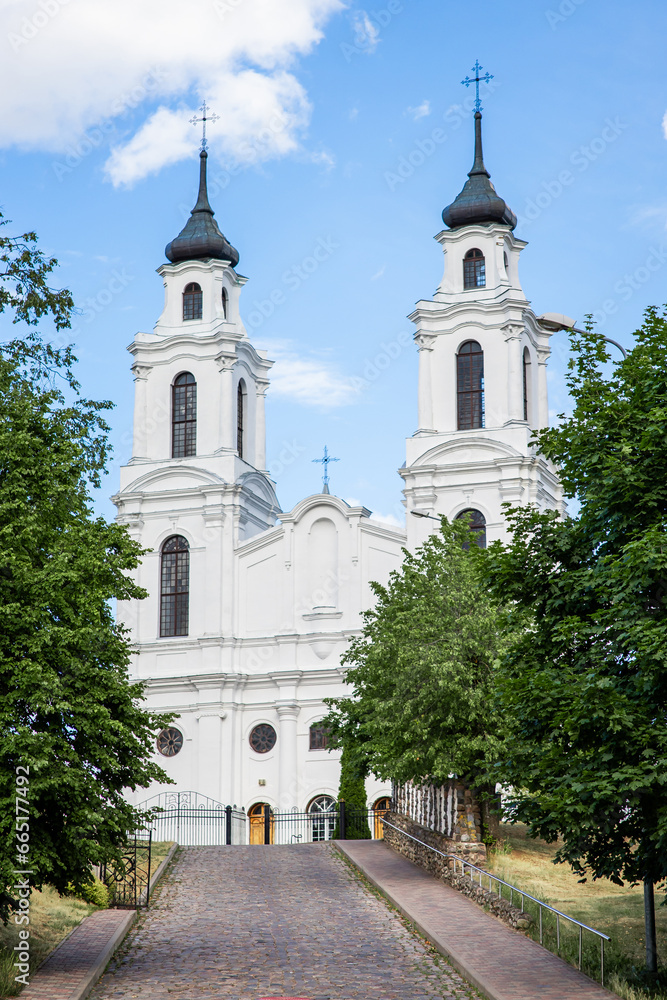 Roman Catholic Church of the Assumption of the Virgin Mary in Ludza, Latvia.