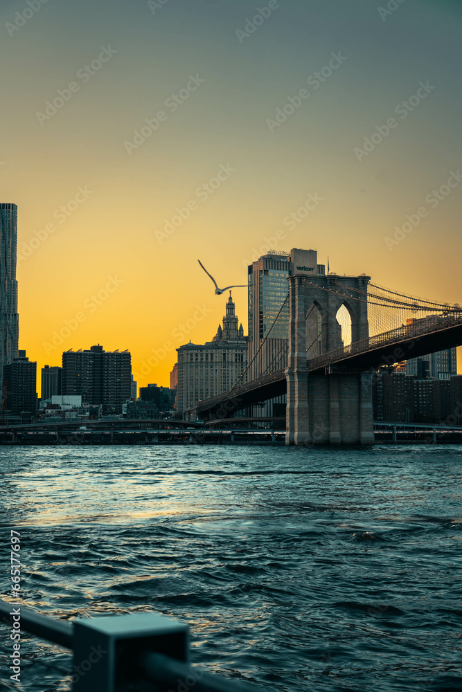skyline Brooklyn Bridge skyline Brooklyn Bridge