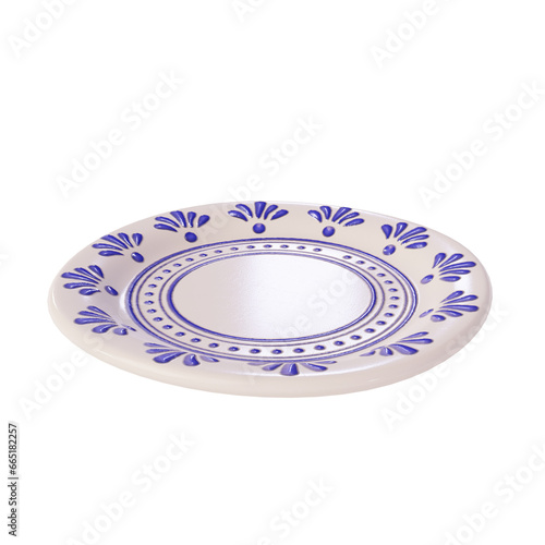 Stylized Talavera Plate